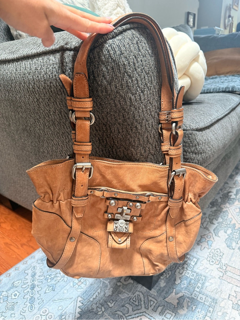 Vintage Juicy Couture y2k leather handbag